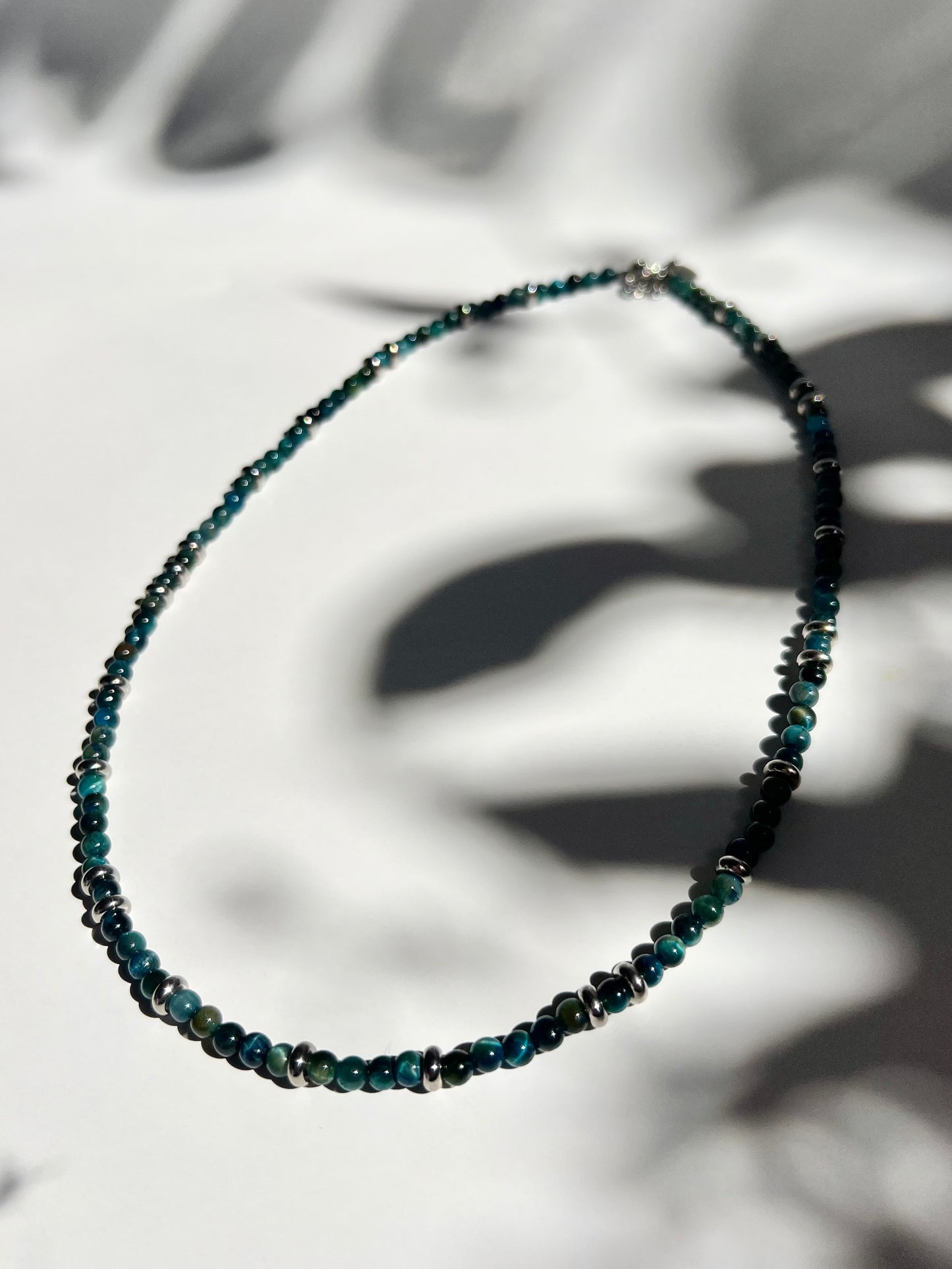 Ari Necklace | Blue Tiger Eye