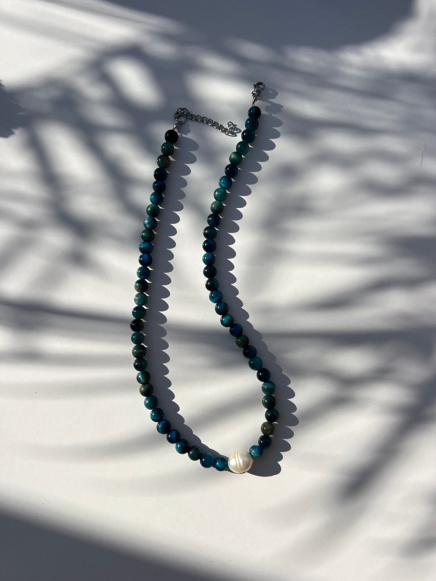 Meris Necklace | Blue Tiger Eye